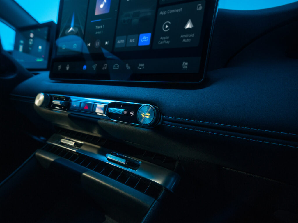 Display vom MG4 EV Urban