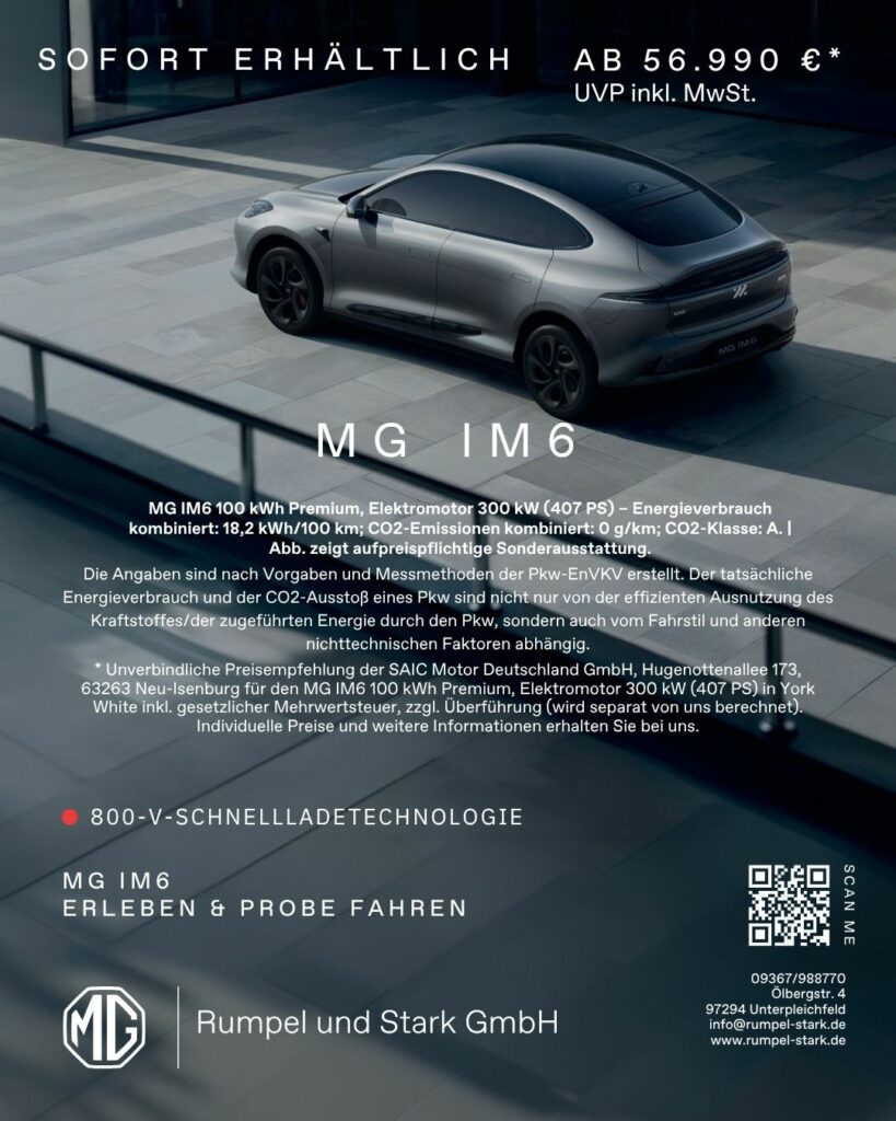 Anzeige MG IM6 Barkaufangebot