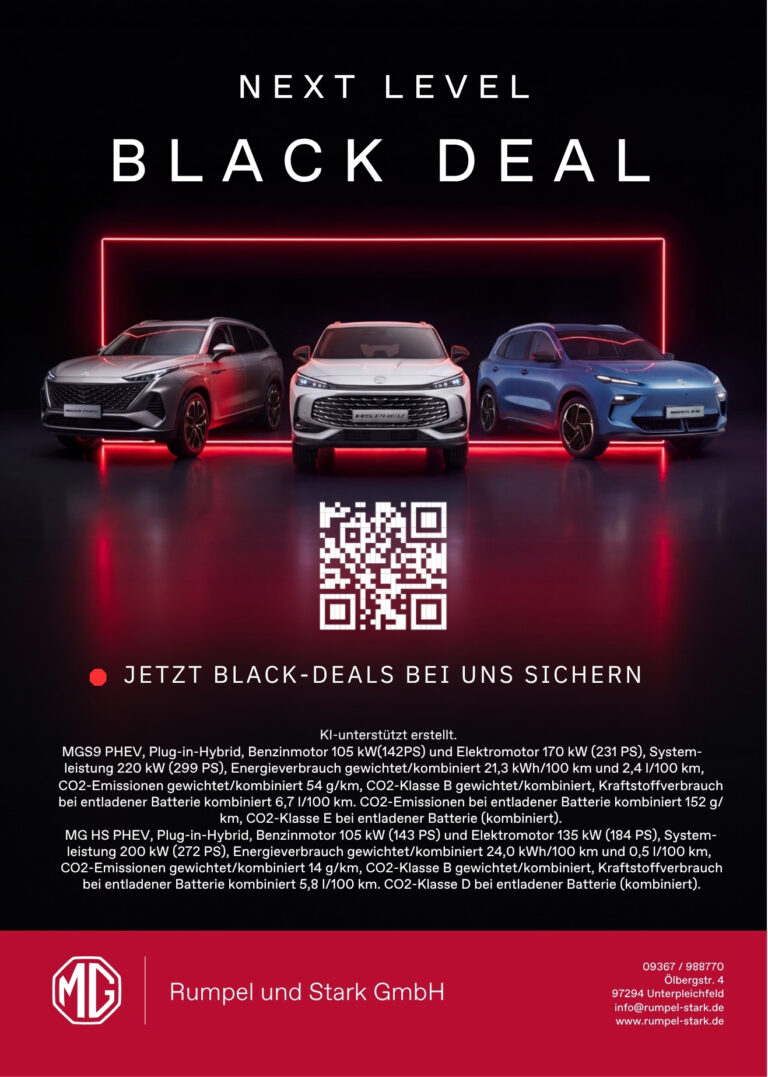 Black Month Angebote von MG Motor